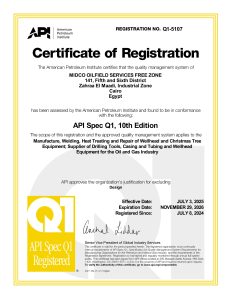 API Q1 9th edition